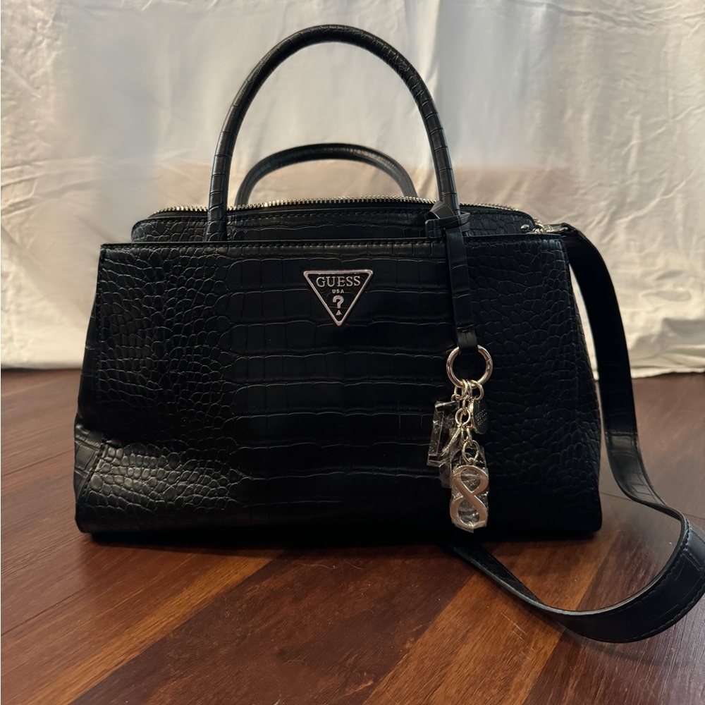 Guess fax croc purse